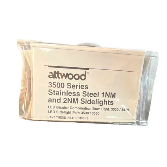 Attwood LED Deck-Mount Bicolor Bow Light With 1 NM Visibility Boat - Picture 3 of 3